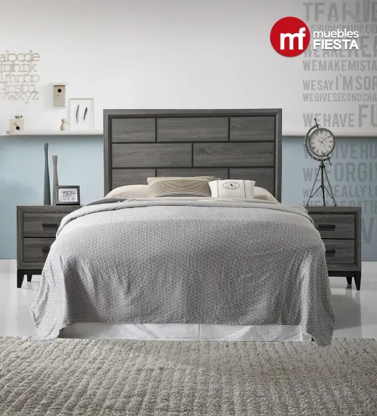 Cabecera + 2 Mesas de Noche Nabalu - Tamaño King