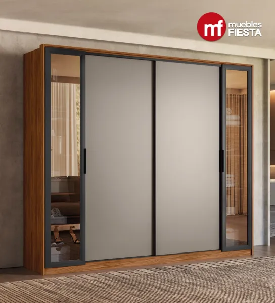 Closet Laredo Color Gris / Café