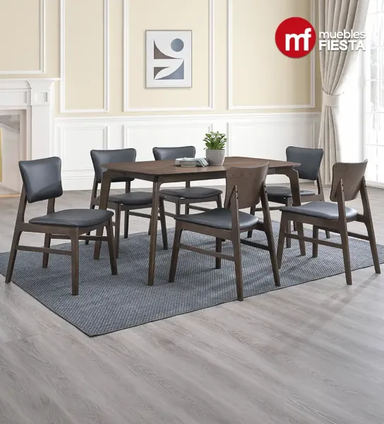 Comedor Rectangular Tita para 6 personas