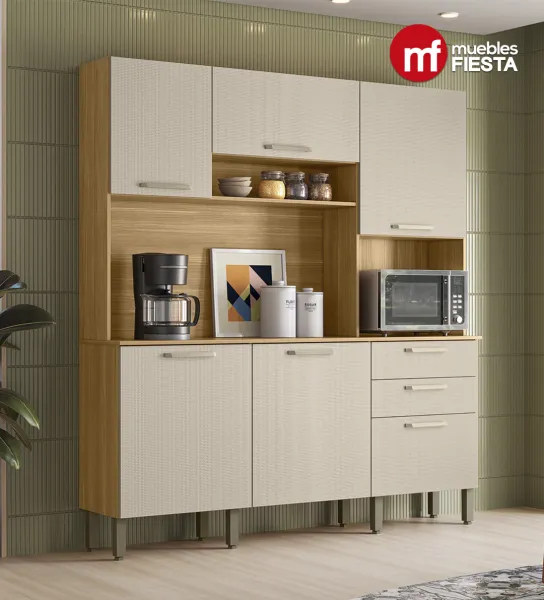 Gabinete Triple Ferrara Color Café Claro