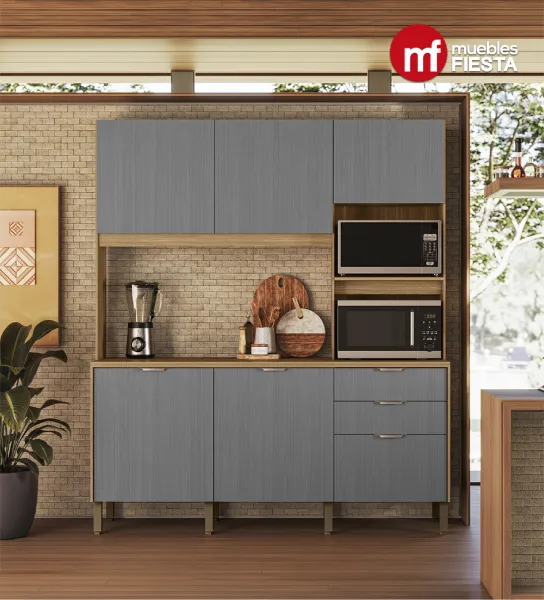 Gabinete Viva Color Gris