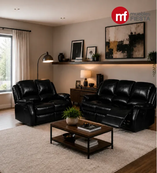 Sala Reclinable Tis en color Negro