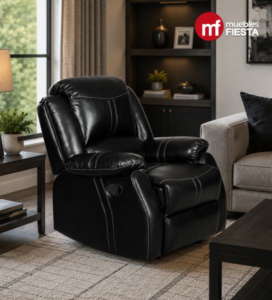 Reclinable Tis en color Negro