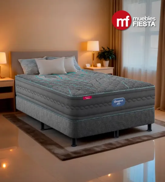 Set de Cama Simmons Beautyrest Firm Signature Collection (Colchón + Base)