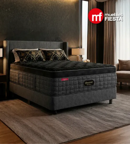 Set de Cama Simmons Beautyrest Luxury Collection Serie 3 Medium (Colchón + Base)