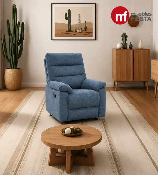 Sillón Reclinable Zaruma Índigo